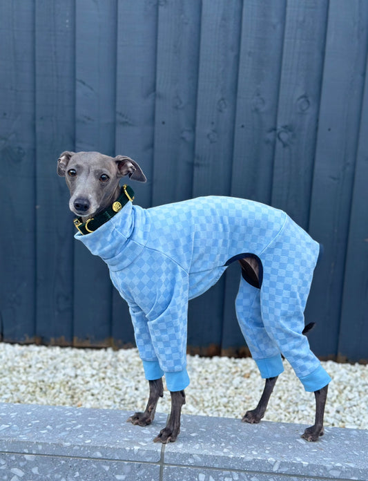 Posh Pajamas Blue | Italian Greyhound Clothing